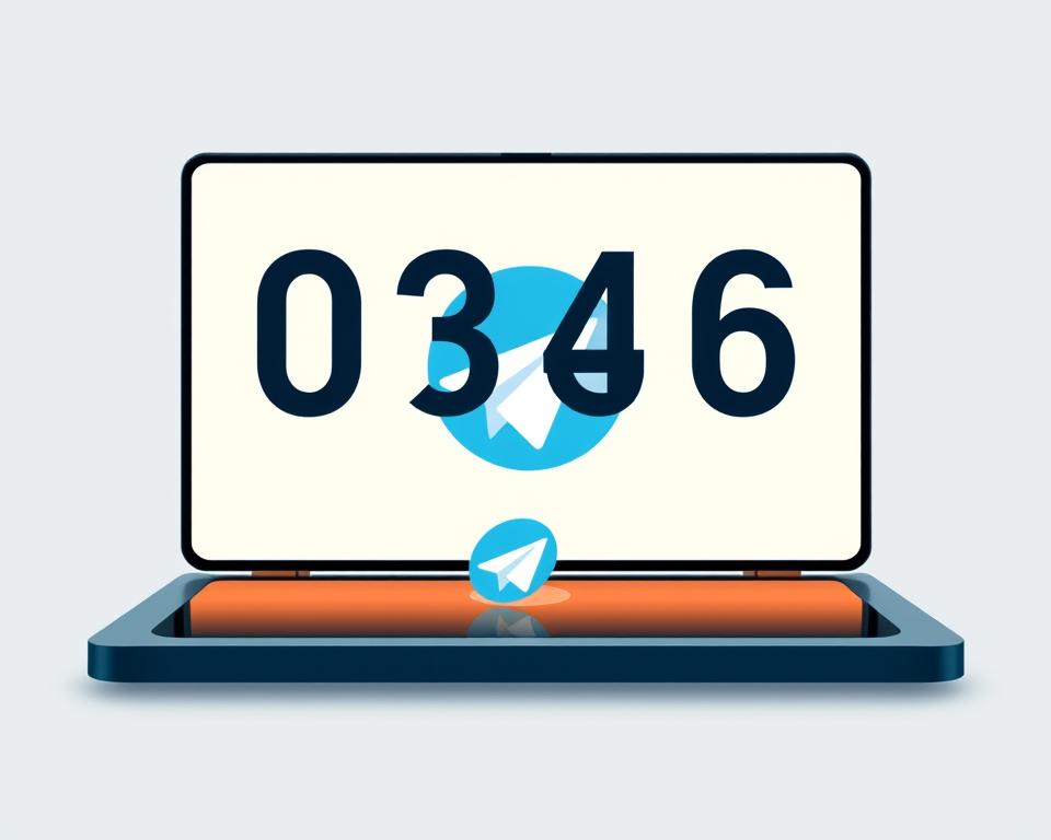 A sleek, modern illustration of a Telegram verification code. The foreground features a large, prominently displayed digital code consisting of six bold, stylized numeric characters floating against a clean, minimalist background. The code is displayed on a high-resolution digital screen or device, with a soft, warm glow emanating from the backlight. The middle ground showcases the elegant, iconic Telegram logo, subtly incorporated to reinforce the context. The background is a muted, neutral tone, allowing the verification code and Telegram branding to take center stage. The overall aesthetic is sophisticated, technomodern, and optimized for clear, legible presentation within the article's "Recover Telegram Account" section. A sleek, modern illustration of a Telegram verification code. The foreground features a large, prominently displayed digital code consisting of six bold, stylized numeric characters floating against a clean, minimalist background. The code is displayed on a high-resolution digital screen or device, with a soft, warm glow emanating from the backlight. The middle ground showcases the elegant, iconic Telegram logo, subtly incorporated to reinforce the context. The background is a muted, neutral tone, allowing the verification code and Telegram branding to take center stage. The overall aesthetic is sophisticated, technomodern, and optimized for clear, legible presentation within the article's "Recover Telegram Account" section.