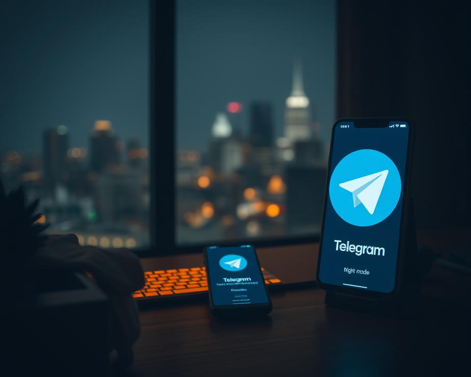 Telegram怎么开启夜间模式?