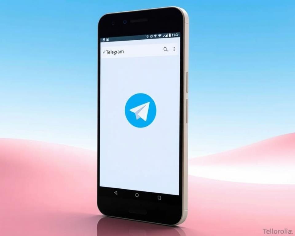 A step-by-step tutorial of installing Telegram on an Android device. The foreground depicts a smartphone display showing the Telegram app's main interface, with a clean and modern design. The middle ground features a series of seamless installation steps, represented by smooth transitions between various UI screens. The background showcases a minimalist, gradient-based environment, creating a sense of depth and highlighting the installation process. The lighting is soft and diffused, with a warm color palette to convey a welcoming and user-friendly atmosphere. The overall composition is balanced and visually appealing, guiding the viewer through the Telegram installation journey. A step-by-step tutorial of installing Telegram on an Android device. The foreground depicts a smartphone display showing the Telegram app's main interface, with a clean and modern design. The middle ground features a series of seamless installation steps, represented by smooth transitions between various UI screens. The background showcases a minimalist, gradient-based environment, creating a sense of depth and highlighting the installation process. The lighting is soft and diffused, with a warm color palette to convey a welcoming and user-friendly atmosphere. The overall composition is balanced and visually appealing, guiding the viewer through the Telegram installation journey.